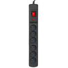 ARMAC Surge protection MULTI M6 10m 6x French outlets juodas