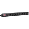 Intellinet 715133 Maitinimo juosta Rack 1U 9x Schuko lizdai, 4000W