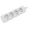LANBERG PS0-04E-0150-W 1.5M Baltas 4X 230V Lanter EXTENSION PL. CABLE FROM FULL COPPER