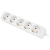 LANBERG Maitinimo juosta 5x Shuko 1,5m baltas