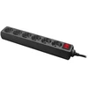 LOGILINK LPS202B LOGILINK - Kištukinis lizdas 6 krypčių, 1,4 m, Juodas