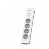 „Philips“ viršįtampių apsauga, 4 lizdai, 2 m, balta, 16a, spn7040wa/60