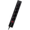 TRACER PowerGear 3,0 m Juodas 5 lizdų maitinimo juostelė