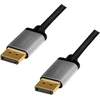 LogiLink DisplayPort 1.2 M/M 2.0m juoda-pilka