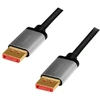 LogiLink DisplayPort 1.4 M/M 1.0m juoda-pilka