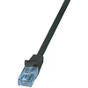 LOGILINK CP3013U LOGILINK - Komutacinis kabelis Cat.6A 10GE Home U/UTP EconLine juodas 0,25m