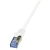 LOGILINK CQ3011S LOGILINK - Komutacinis kabelis Cat.6A 10G S/FTP PIMF PrimeLine, Baltas, 0,25m