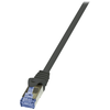 LOGILINK CQ4123S LOGILINK - Cat.6A Patch kabelis pagamintas iš Cat.7 neapdoroto kabelio, juodas, 30m