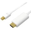 LOGILINK CV0122 LOGILINK - Mini DisplayPort prie HDMI, 4K, baltas, 1m