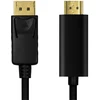 LOGILINK CV0128 LOGILINK - DisplayPort laidas, DP 1.2 iki HDMI 1.4, juodas, 3m