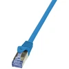 LOGILINK CQ3026S LOGILINK - Komutacinis kabelis Cat.6A 10G S/FTP PIMF PrimeLine mėlynas 0,50m