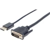 Manhattan DisplayPort – DVI-D kabelis 3m juodas (152136)