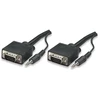 Kabelis Manhattan D-Sub (VGA) - D-Sub (VGA) + Jack 3.5mm 4.5m juoda (324311)