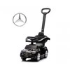 Motoroleris su kreipiančiąja juosta MERCEDES C-Class Deluxe Milly Mally Juodas