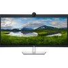 Dell Monitorius P3424web 34 colių IPS lenktas WQHD (3440x1440)/21:9/HDMI/DP/USB-C/RJ-45/Kamera/Garsiakalbiai/Mikrofonas/3Y