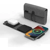 mophie-3in1 travel charger MagSafe su adapteriu EU Juodas