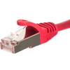 NetRack Patchcord RJ45 Cat. 5e, F/UTP, raudona, 0.5 m (BZPAT05FR)