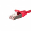 NETRACK BZPAT2FR pataisomasis kabelis RJ45 be kliūčių Cat 5e FTP 2m raudonas