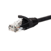 NETRACK BZPAT1UK pataisomasis kabelis RJ45 beknis Cat 5e UTP 1m juodas