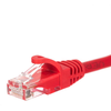 NETRACK BZPAT16R Netrack prailginimo laidas RJ45, lietas dangtelis, kat. 6 UTP, 1 m raudonas