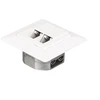 NETRACK 106-24 „Netrack“ pilnas įleidžiamas išleidimo anga 2xRJ45 8p8c UTP Cat6