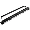 GEMBIRD NPP-C524CM-001 Gembird 19 patch panel 24 port 1U cat.5e su galinio kabelio valdymu, juodas