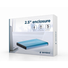 GEMBIRD EE2-U3S-3-B USB 3.0 2.5" HDD korpusas šlifuotas aliuminis mėlynas