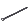 GEMBIRD VT-210X12 Velcro kabelių raiščiai 210mm maišelis 100 vnt juodas