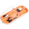 Manhattan Belaidė pelė 2.4GHz RF USB 1600dpi skaidri