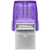 USB laikmena Kingston DataTraveler microDuo 3C, 256 GB, USB Type-A / USB Type-C