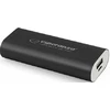 Power Bank Esperanza Hadron EMP105K (4400mAh; microUSB, USB 2.0; spalva juoda)