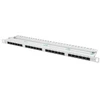 LANBERG PPU5-0024-S Patch Panel 24 prievadas 0,5U kat. 5e pilkas