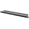 LANBERG PPU6-0024-B Patch Panel 24 port 0.5U cat. 6 juodas