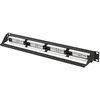 LANBERG patch panel 24 port 1U cat.6A UTP juodas