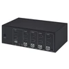Intracom MANHATTAN KVM jungiklis HDMI/USB 4x1 dvigubo monitoriaus vaizdo 4K 30Hz