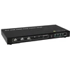 Techly 4x1 USB HDMI KVM Switch 4Kx2K IDATA KVM-HDMI4U KVM jungiklis Juoda