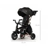 Triratukas Qplay Nova+ Rubber Golden, juodos ir aukso spalvos