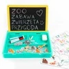 Derform Przenośny komplektas tablic 5w1 ZOO su lagaminu KIDEA