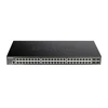 Šakotuvas D-LINK 52 prievadų išmanusis valdomas Gigabit jungiklis 4x 10G dlink žalias 3.0 48x 10/100/1000Mbit/s TP RJ-45 prievadas 4x 10Gbit/s Fiber SFP+