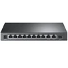 Šakotuvas TP-LINK | 8 prievadų 10/100 Mbps+3 prievadų Gigabit stalinio kompiuterio jungiklis su 8 prievadų PoE+ | TL-SL1311P | Nevaldomas | Darbalaukis | 60 mėn.