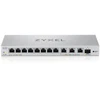 Šakotuvas ZYXEL XGS1250-12 V2, 12-PORT GIGABIT WEBMANAGED DESKTOP SWITCH WITH 8 PORT 1G + 3-PORT MULTIGIG 1/2.5/5/10G + 1-PORT SFP+ (5Y WARRANTY)