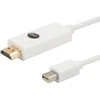 Savio cl-83 laidas (mini displayport m - hdmi m; 1,8m; balta spalva)