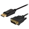 Vaizdo Kabelio Adapteris - Savio CL-106 1,8 m DisplayPort DVI Juodas