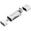 Sandberg kortelių skaitytuvas USB-C+USB+MicroUSB