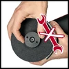 Kampinis Šlifuoklis - Einhell AXXIO 18/125 Q 12.5 cm Akumuliatorinis Juodas Raudonas