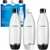 Virtuvės Įrankių Rinkinys - SodaStream PET Butelis Fuse 1L (3 Buteliai) Juodas
