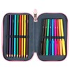 ST.RIGHT Pieštukas Case with Equipment Double Pencils Markers Pilkas Panda PC04 5326 Krepšys su įrangos dvigubai pieštukai žymekliai Pilka Panda PC04 5326