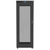 LANBERG FF01-8027-23BL laisvai pastatomas stovas 19 colių savaime surenkamas plokščias paketas 27U/800x1000mm juodas tinklinės durys LCD
