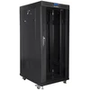 LANBERG laisvai pastatomas stelažas 19 colių spintelė 27U 600x800 stiklinių durų LCD butas juodas