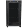 Lanberg grindų pastatoma rack spintelė 19" 22U 600x600 juoda stiklinės durys LCD V2